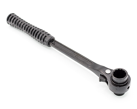 Ключ накидной СТ 13/17 стальной, с резиновой рукояткой, двухсторонний BK арт. 23301811    