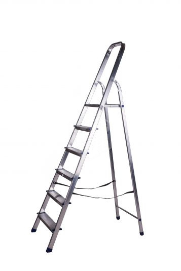 Стремянка алюминиевая 6 ступеней (1,24/1,85/3,30) Stairs  арт. AS06  