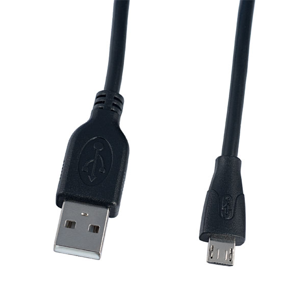Кабель USB2.0 A вилка - Micro USB вилка, черный 1м Perfeo арт.  U4001  