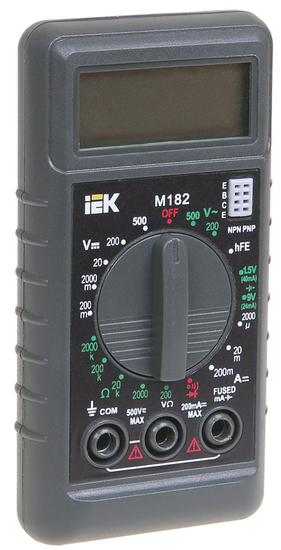 Мультиметр цифровой Compact M182 IEK (ИЭК) арт. TMD-1S-182  