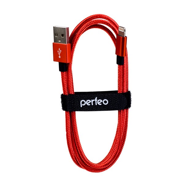 Кабель для iPhone USB - 8PIN красный 3м Perfeo арт. I4310  
