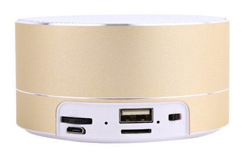 Колонка Bluetooth TF/USB/FM золотистый Wireless Portable Mini арт. YX-034    