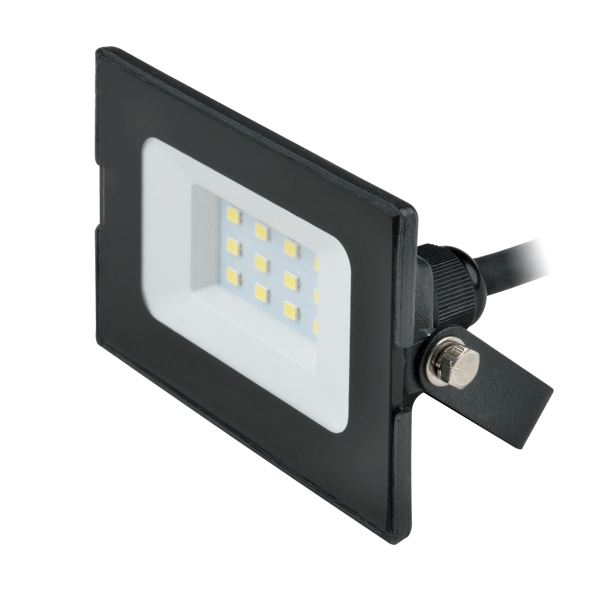 Прожектор светодиодный LED ULF-Q513 10W/3000K IP65 200-240B BLACK Volpe Uniel арт. UL-00005801